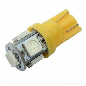 Led T10 5 smd Amarillo-0